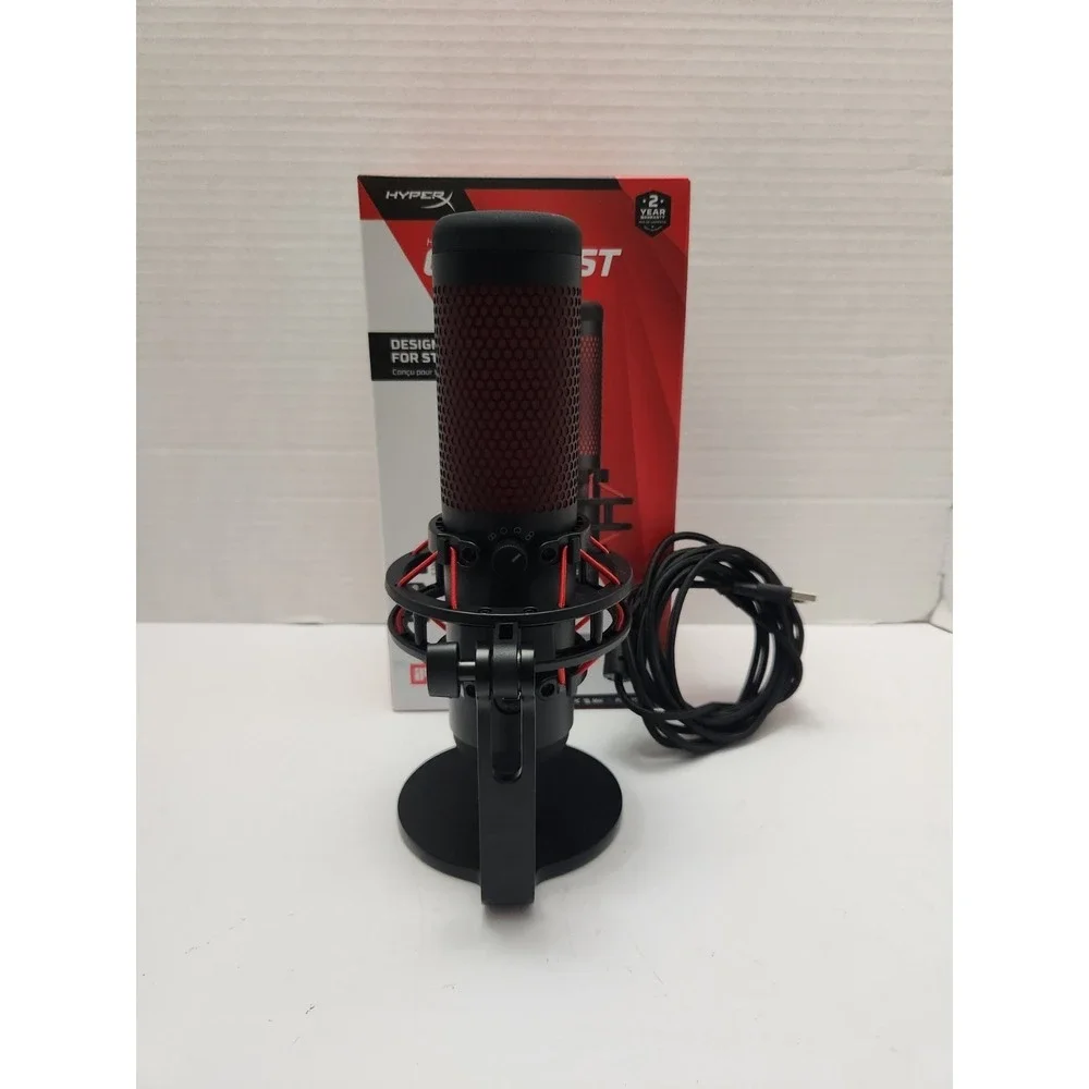 HyperX Quadcast RGB USB Condenser Gaming Microphone